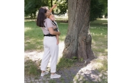 Kūdikių nešioklė „BabyGrow Roma“, smėlio spalvos-Judėjimui, Kūdikių nešioklės-e-vaikas