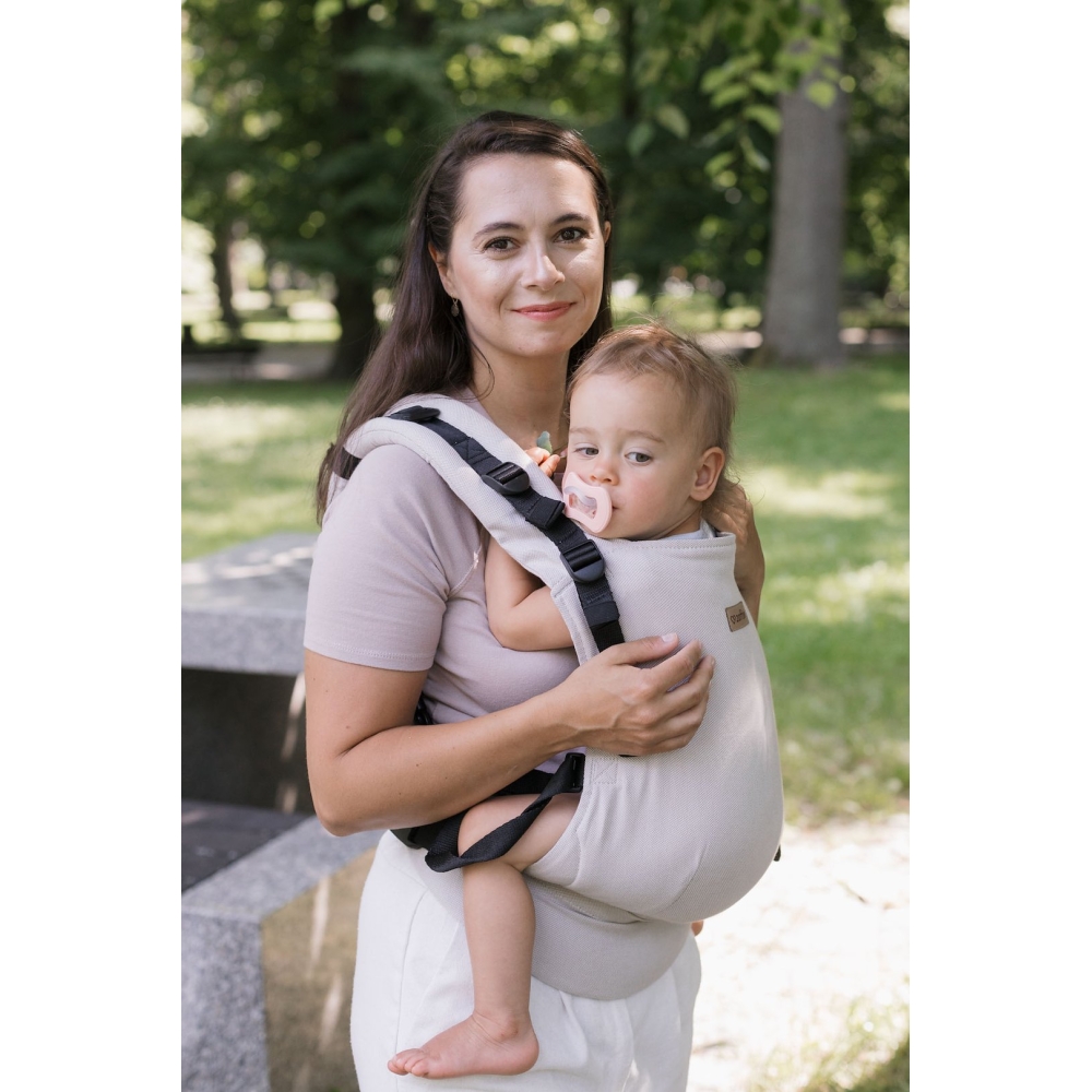 Kūdikių nešioklė „BabyGrow Roma“, smėlio spalvos-Judėjimui, Kūdikių nešioklės-e-vaikas