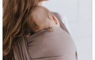 Kūdikių nešioklė „BeClose Roma“, 70 x 460 cm, pieno spalvos-Judėjimui, Kūdikių nešioklės-e-vaikas