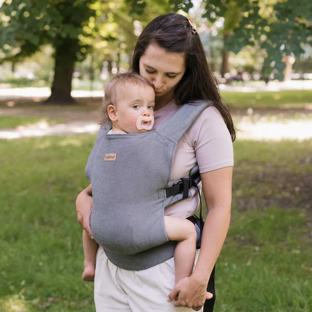 Kūdikių nešioklė „BabyFlow Roma“, pilkos spalvos-Judėjimui, Kūdikių nešioklės-e-vaikas