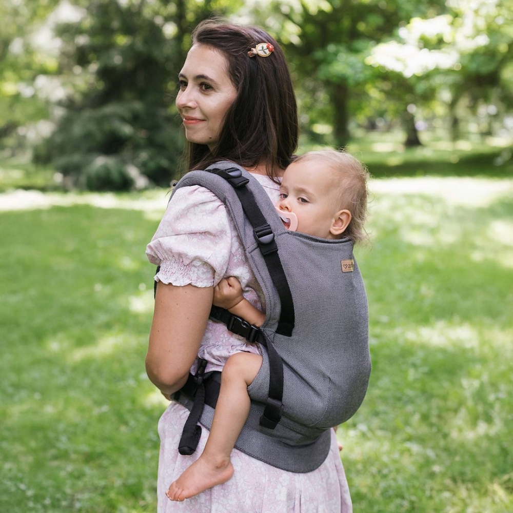 Baby carrier BabyGrow Roma grey