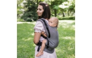 Kūdikių nešioklė „BabyGrow Roma“, pilkos spalvos-Judėjimui, Kūdikių nešioklės-e-vaikas