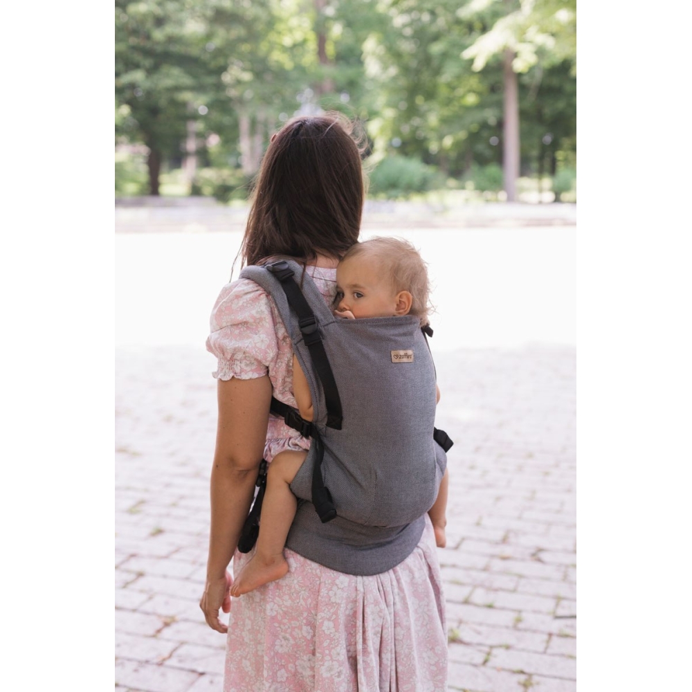 Kūdikių nešioklė „BabyGrow Roma“, pilkos spalvos-Judėjimui, Kūdikių nešioklės-e-vaikas
