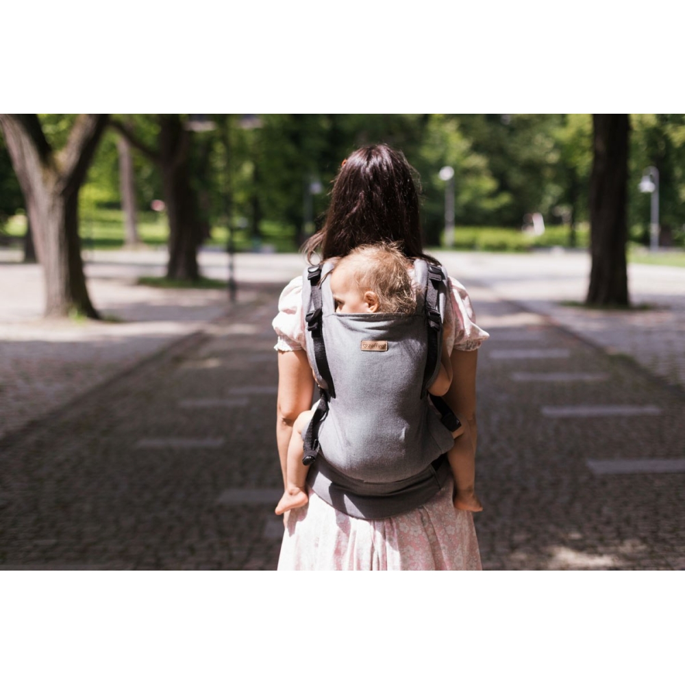 Baby carrier BabyGrow Roma grey