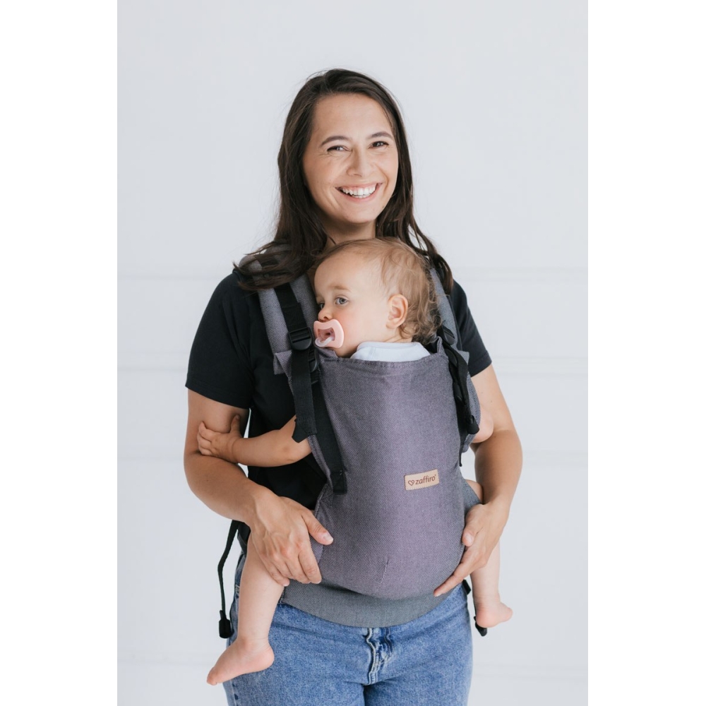 Baby carrier BabyGrow Roma grey