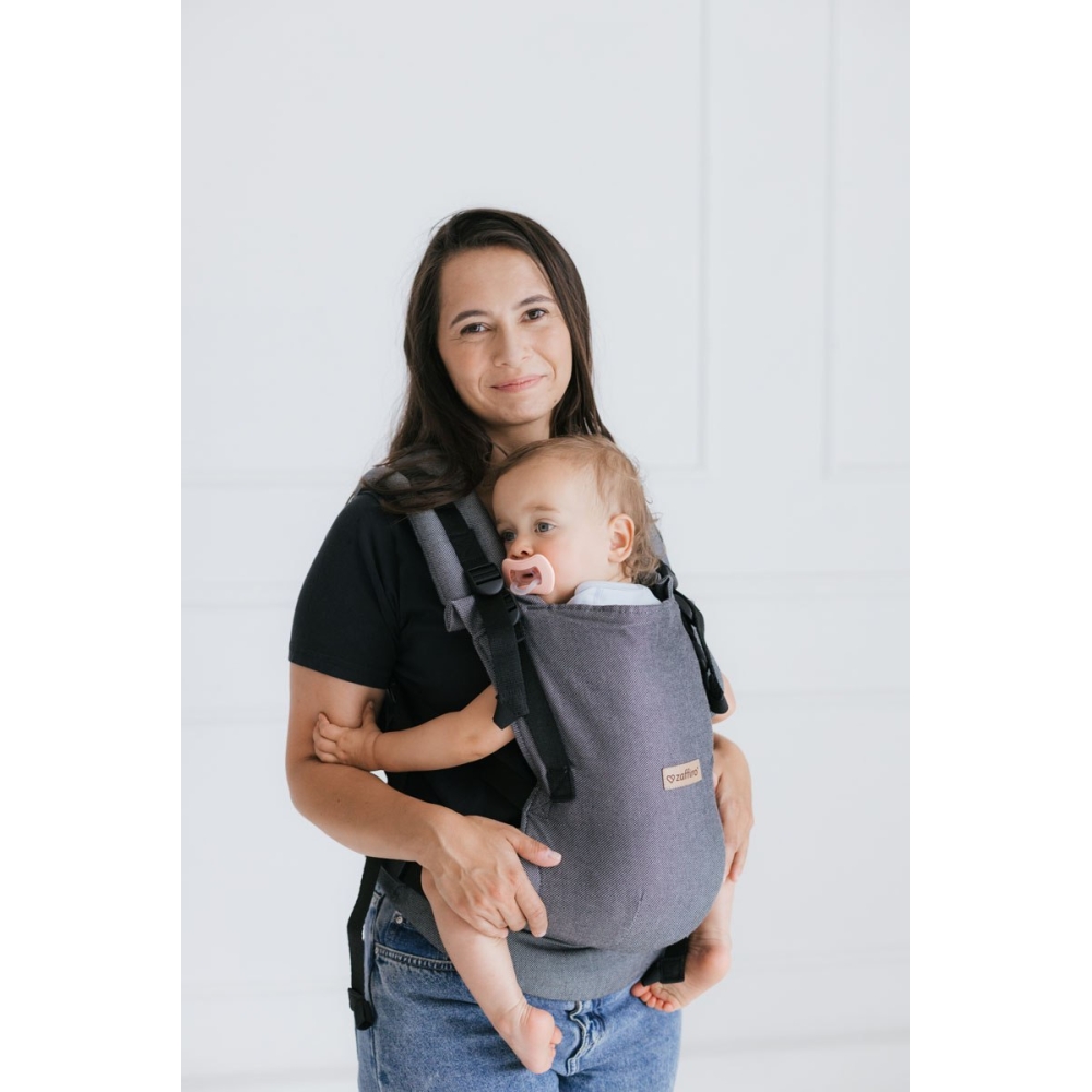 Kūdikių nešioklė „BabyGrow Roma“, pilkos spalvos-Judėjimui, Kūdikių nešioklės-e-vaikas