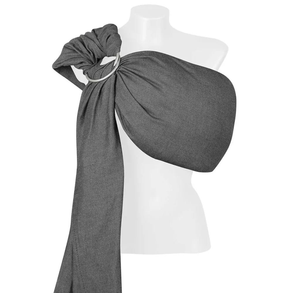 Sling with ring HugMe Roma 70x195cm grey