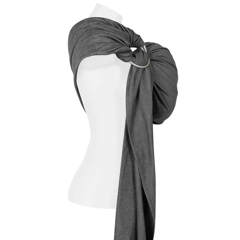 Sling with ring HugMe Roma 70x195cm grey