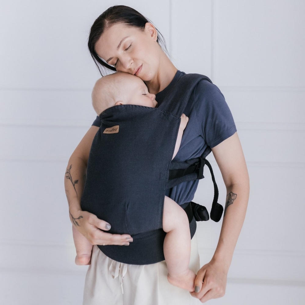 Kūdikių nešioklė „BabyFlow Roma“, antracito spalvos-Judėjimui, Kūdikių nešioklės-e-vaikas