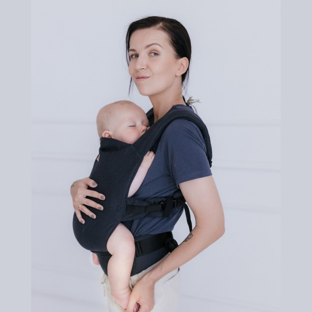 Kūdikių nešioklė „BabyFlow Roma“, antracito spalvos-Judėjimui, Kūdikių nešioklės-e-vaikas