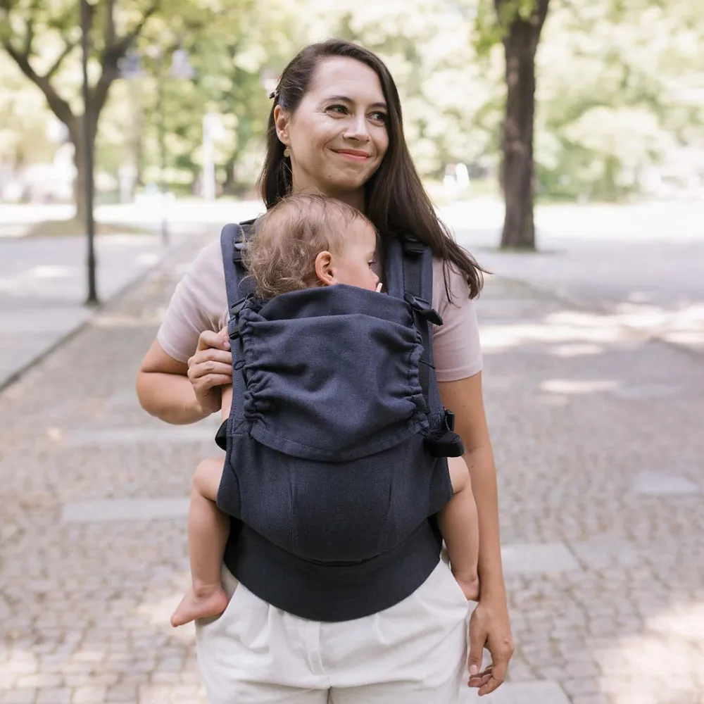 Kūdikių nešioklė „BabyGrow Roma“, antracito spalvos-Judėjimui, Kūdikių nešioklės-e-vaikas