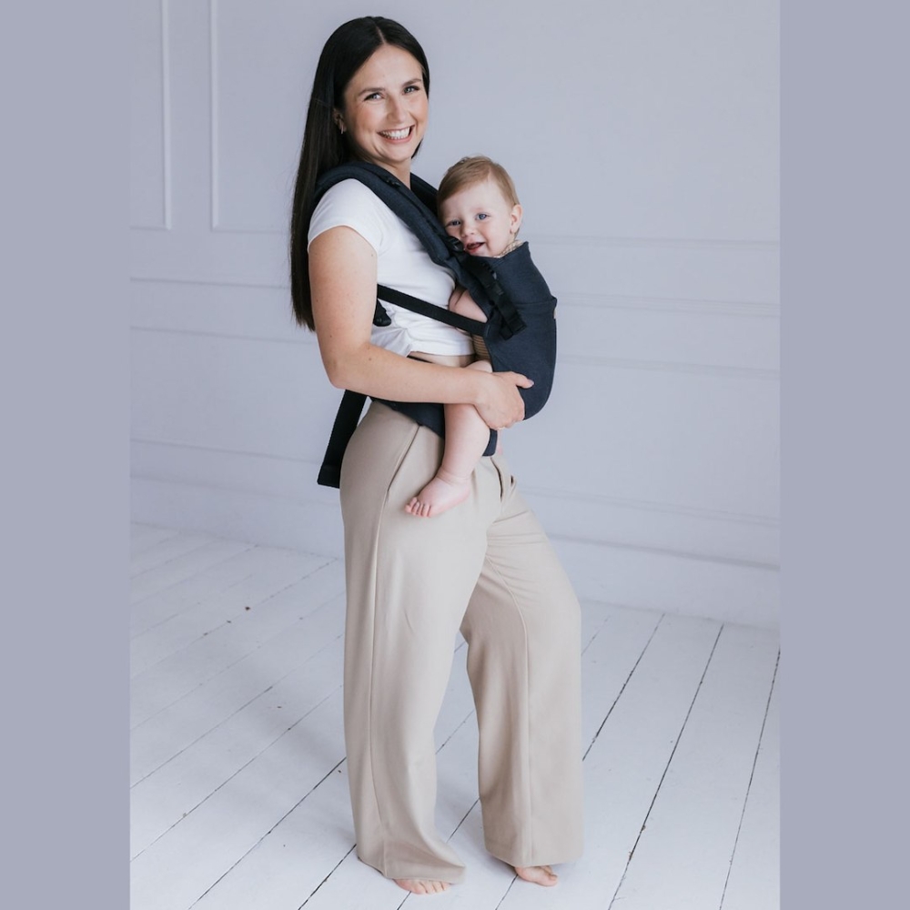 Kūdikių nešioklė „BabyGrow Roma“, antracito spalvos-Judėjimui, Kūdikių nešioklės-e-vaikas