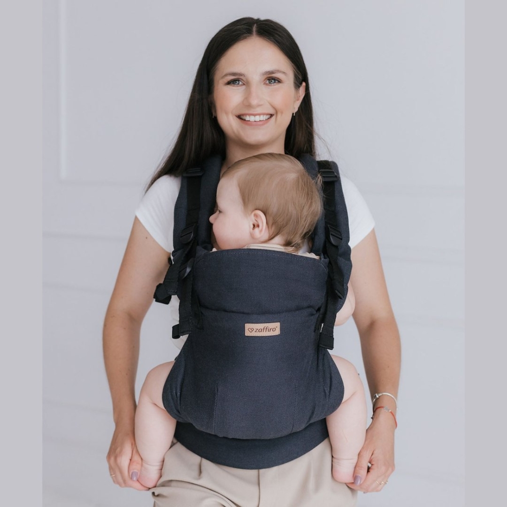 Kūdikių nešioklė „BabyGrow Roma“, antracito spalvos-Judėjimui, Kūdikių nešioklės-e-vaikas