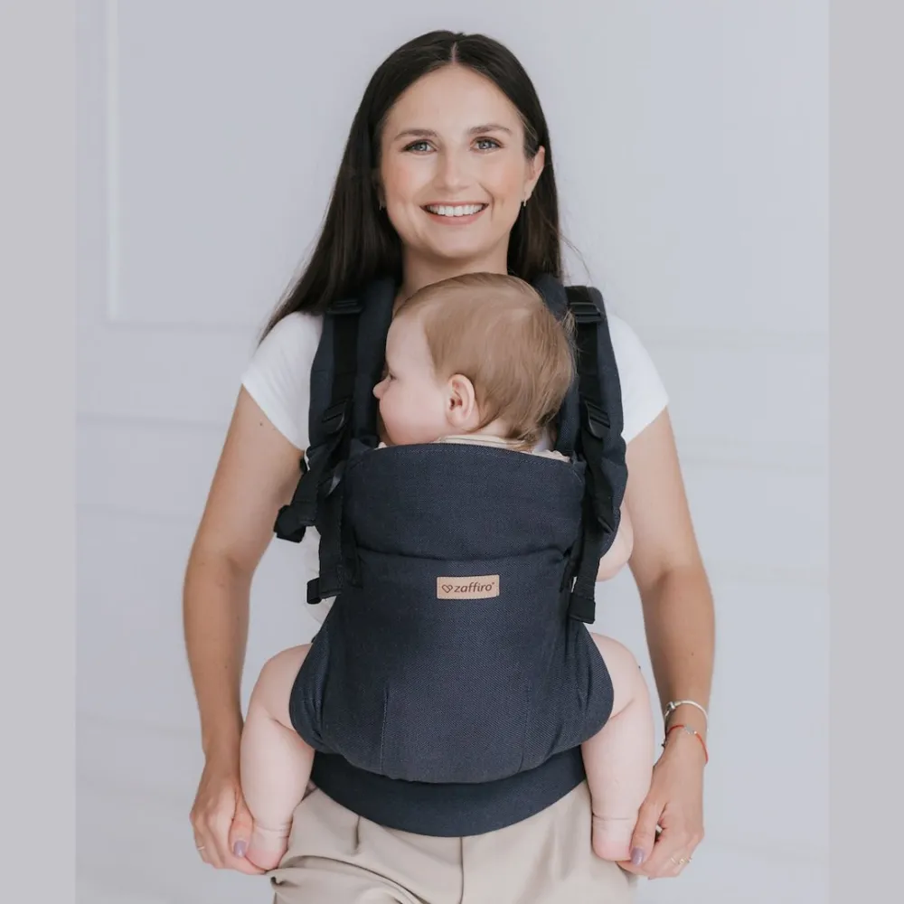 Baby carrier BabyGrow Roma anthracite