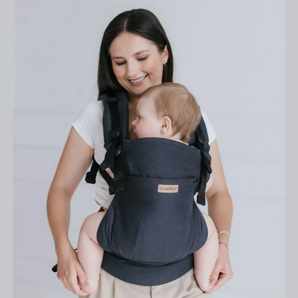 Baby carrier BabyGrow Roma anthracite