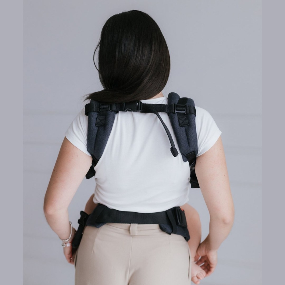 Kūdikių nešioklė „BabyGrow Roma“, antracito spalvos-Judėjimui, Kūdikių nešioklės-e-vaikas
