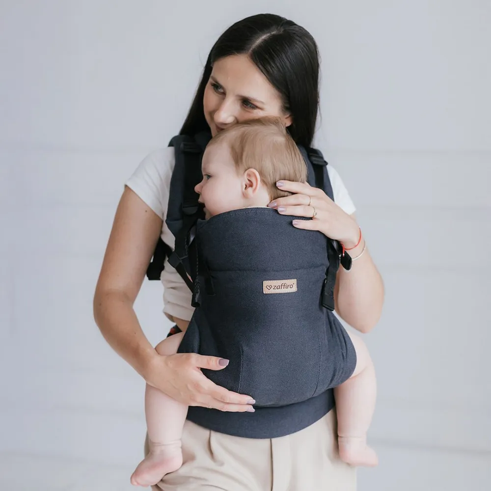 Baby carrier BabyGrow Roma anthracite