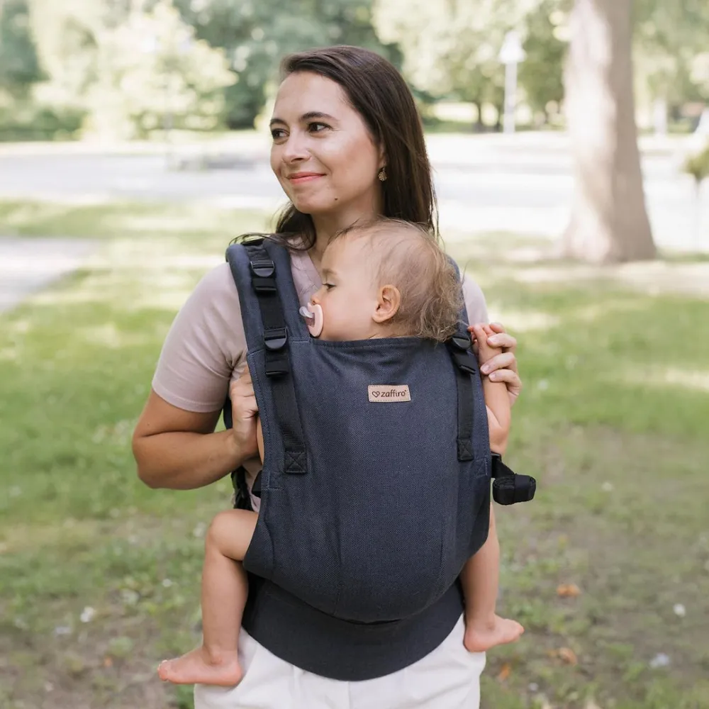 Baby carrier BabyGrow Roma anthracite