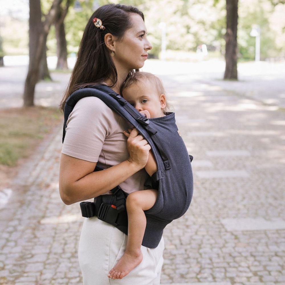 Kūdikių nešioklė „BabyGrow Roma“, antracito spalvos-Judėjimui, Kūdikių nešioklės-e-vaikas