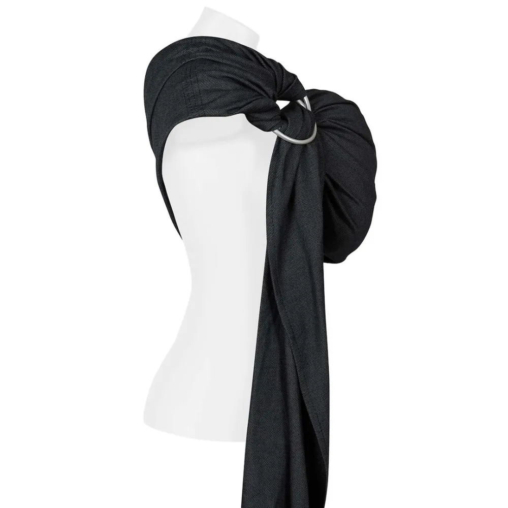 Sling with ring HugMe Roma 70x195cm anthracite