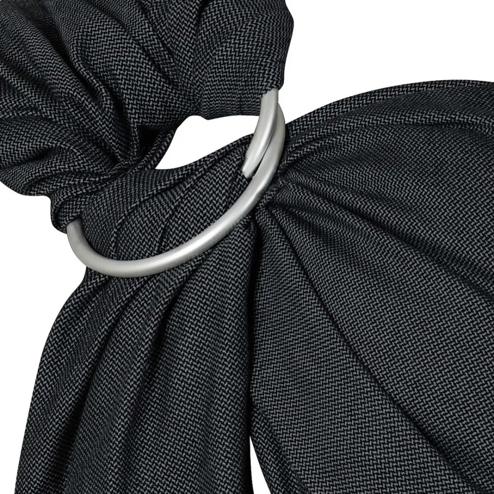 Sling with ring HugMe Roma 70x195cm anthracite