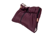 Mufka do wózka Aspen burgundy