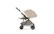 Sportinis vežimėlis Cybex Melio Carbon, Almond Beige-Vaikiški vežimėliai, Sportiniai vežimėliai-e-vaikas