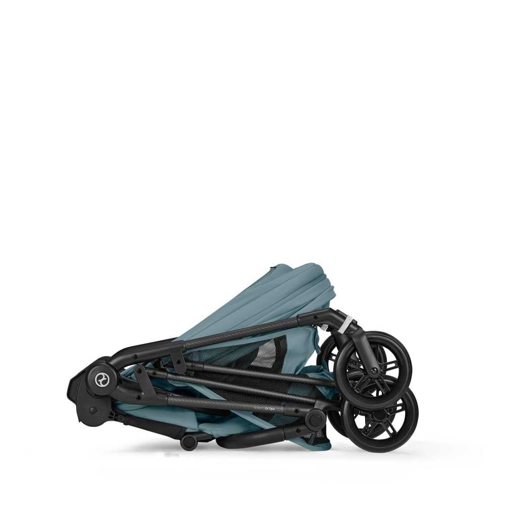 Sportinis vežimėlis Cybex Melio Carbon, Stormy Blue-Vaikiški vežimėliai, Sportiniai vežimėliai-e-vaikas