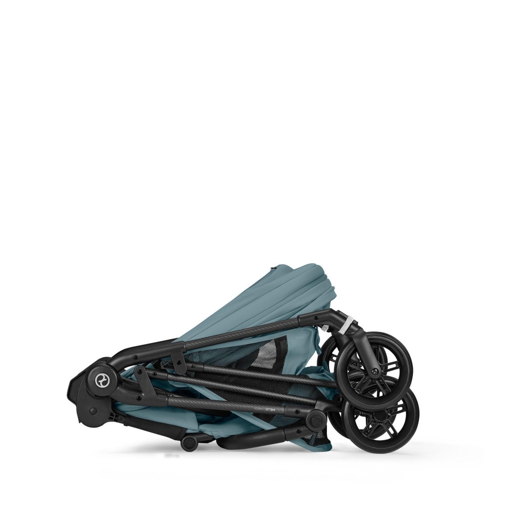 Sportinis vežimėlis Cybex Melio Carbon, Stormy Blue-Vaikiški vežimėliai, Sportiniai vežimėliai-e-vaikas