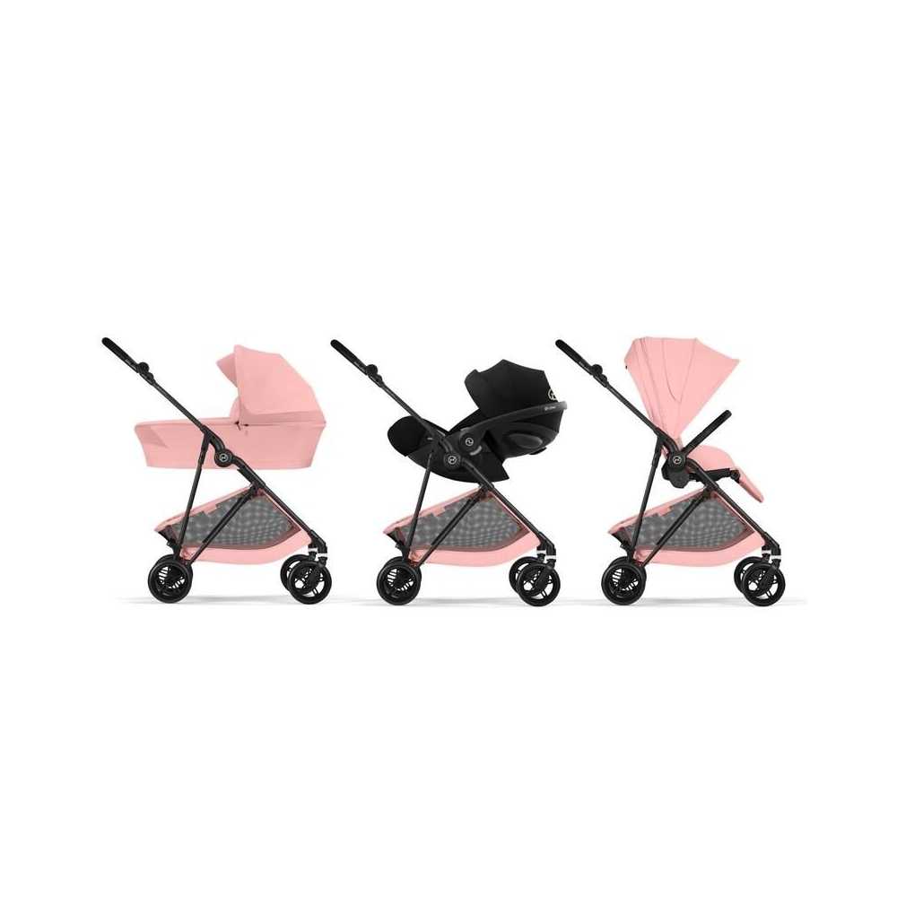 Sportinis vežimėlis Cybex Melio Carbon, Candy Pink-Vaikiški vežimėliai, Sportiniai vežimėliai-e-vaikas