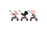 Sportinis vežimėlis Cybex Melio Carbon, Candy Pink-Vaikiški vežimėliai, Sportiniai vežimėliai-e-vaikas