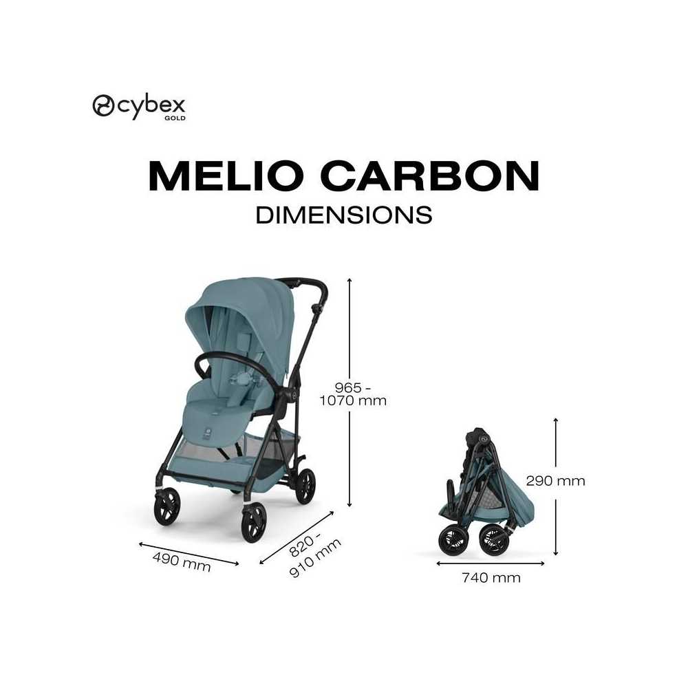 copy of Sportinis vežimėlis Cybex Melio Carbon, Almond Beige