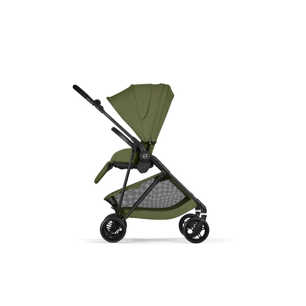 Sportinis vežimėlis Cybex Melio Carbon, Moss Green-Vaikiški vežimėliai, Sportiniai vežimėliai-e-vaikas