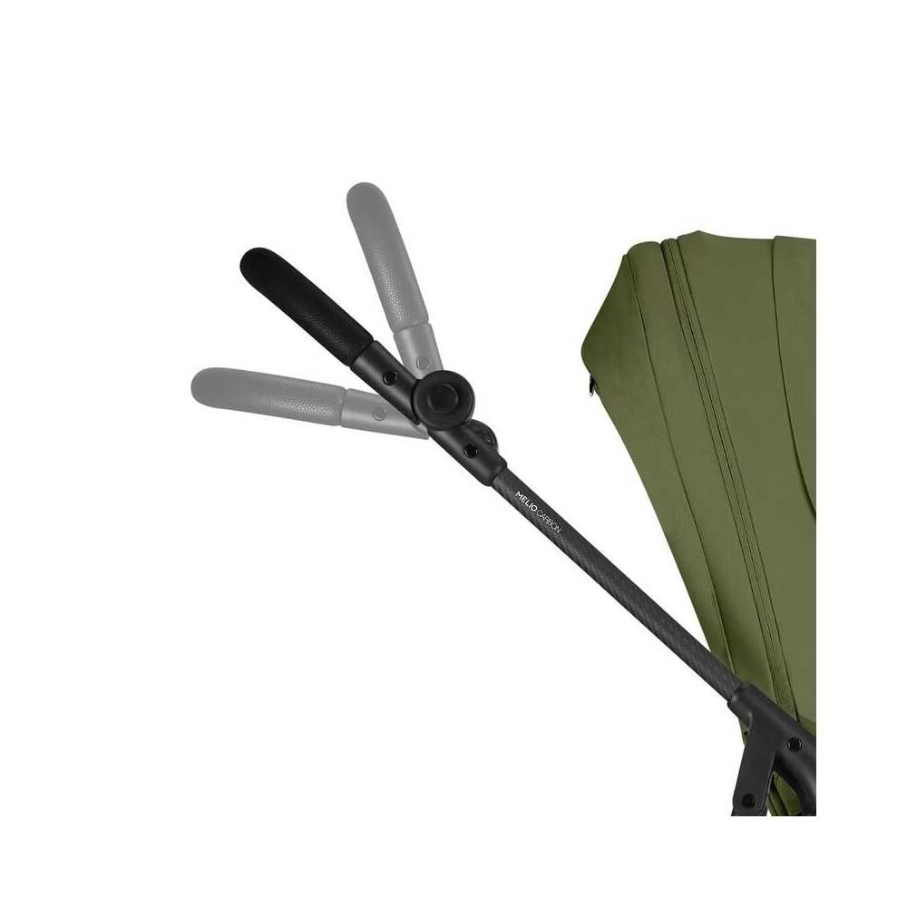 Sportinis vežimėlis Cybex Melio Carbon, Moss Green-Vaikiški vežimėliai, Sportiniai vežimėliai-e-vaikas
