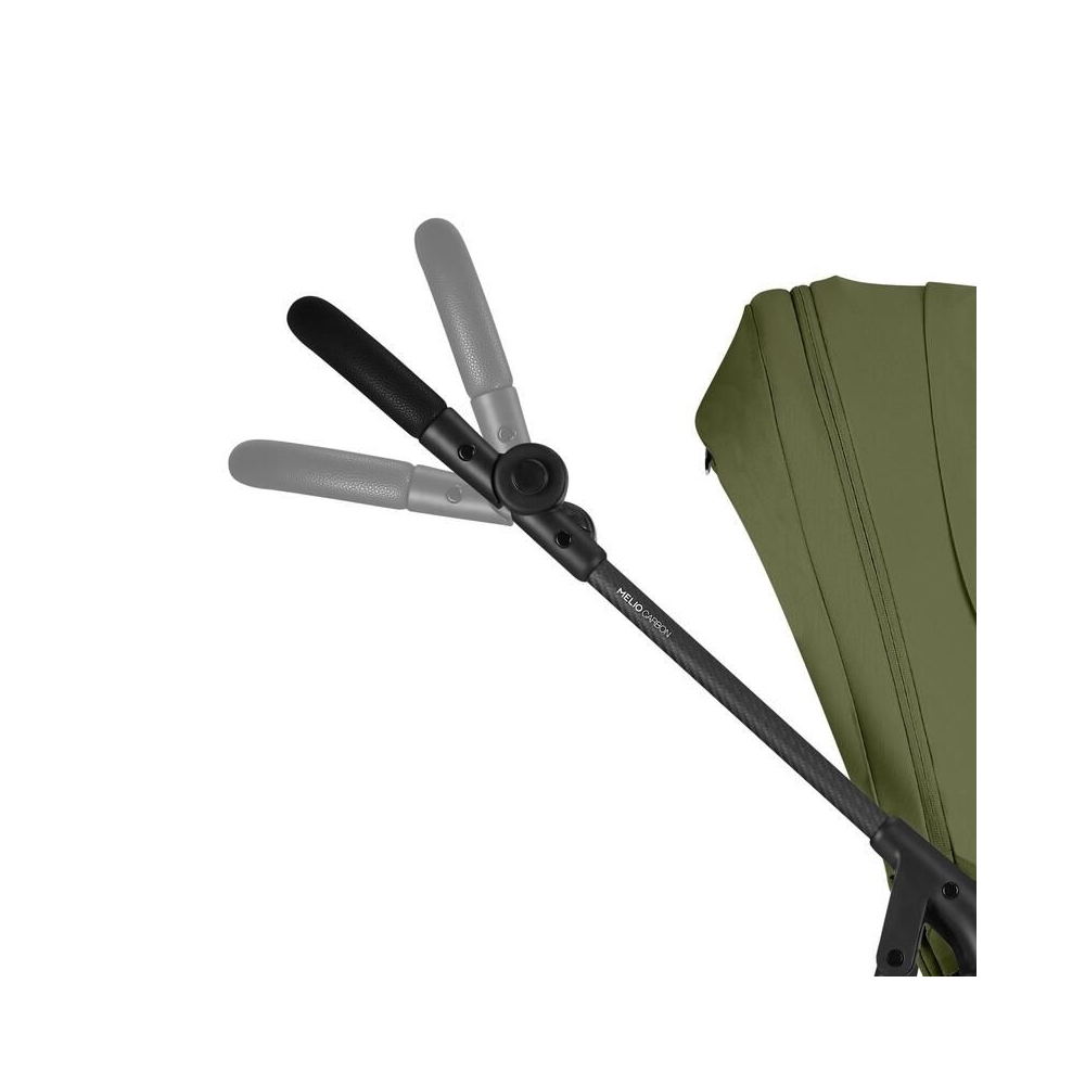 Sportinis vežimėlis Cybex Melio Carbon, Moss Green-Vaikiški vežimėliai, Sportiniai vežimėliai-e-vaikas