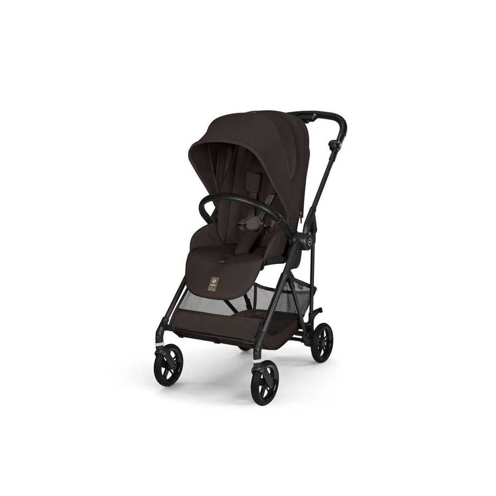 Sportinis vežimėlis Cybex Melio Carbon, Chocolate Brown-Vaikiški vežimėliai, Sportiniai vežimėliai-e-vaikas