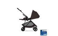 Sportinis vežimėlis Cybex Melio Carbon, Chocolate Brown-Vaikiški vežimėliai, Sportiniai vežimėliai-e-vaikas