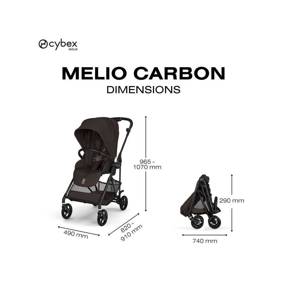 copy of Sportinis vežimėlis Cybex Melio Carbon, Almond Beige