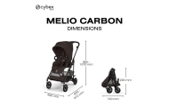copy of Sportinis vežimėlis Cybex Melio Carbon, Almond Beige