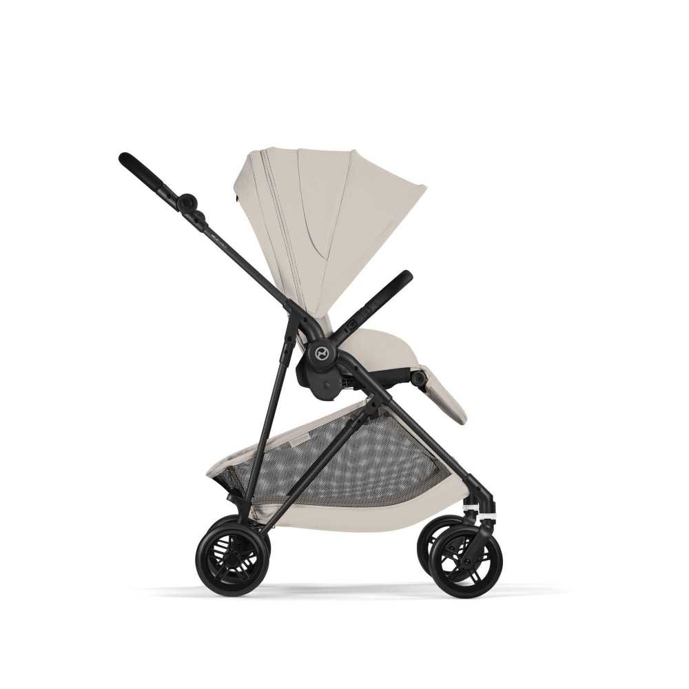 Sportinis vežimėlis Cybex Melio Carbon, Dune Grey-Vaikiški vežimėliai, Sportiniai vežimėliai-e-vaikas