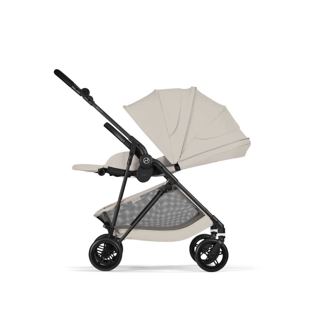 Sportinis vežimėlis Cybex Melio Carbon, Dune Grey-Vaikiški vežimėliai, Sportiniai vežimėliai-e-vaikas