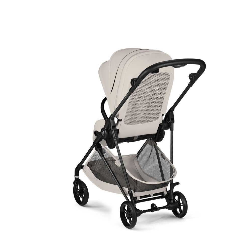 Sportinis vežimėlis Cybex Melio Carbon, Dune Grey-Vaikiški vežimėliai, Sportiniai vežimėliai-e-vaikas