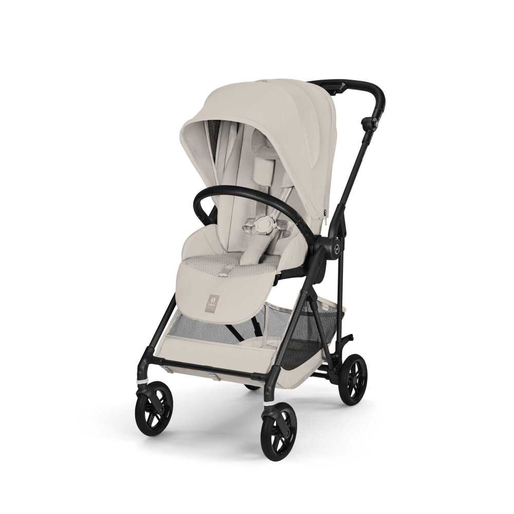 Sportinis vežimėlis Cybex Melio Carbon, Dune Grey-Vaikiški vežimėliai, Sportiniai vežimėliai-e-vaikas