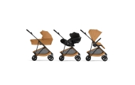 Sportinis vežimėlis Cybex Melio Carbon, Cinnamon Yellow-Vaikiški vežimėliai, Sportiniai vežimėliai-e-vaikas