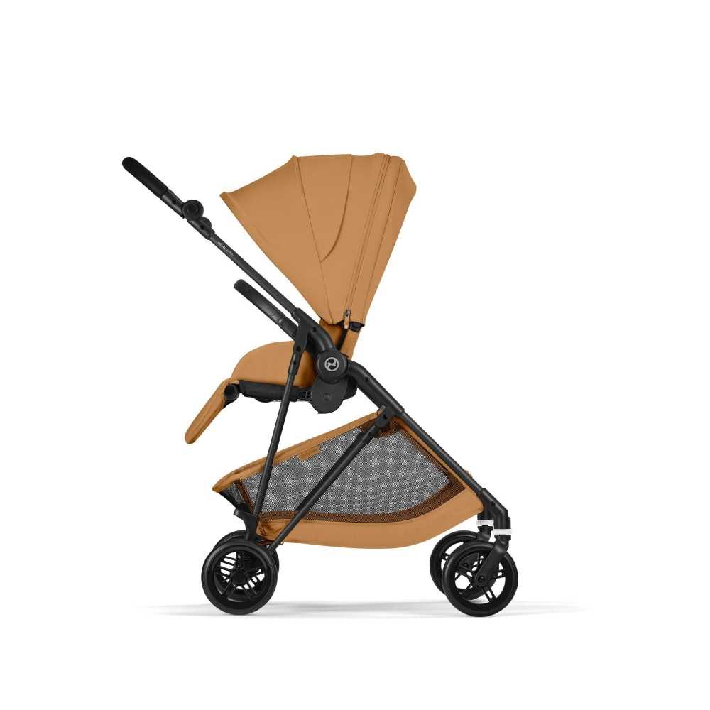 Sportinis vežimėlis Cybex Melio Carbon, Cinnamon Yellow-Vaikiški vežimėliai, Sportiniai vežimėliai-e-vaikas