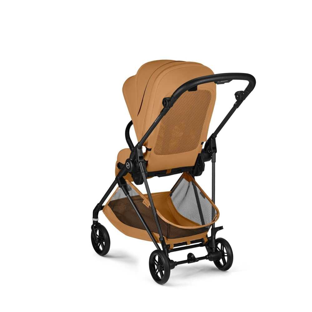Sportinis vežimėlis Cybex Melio Carbon, Cinnamon Yellow-Vaikiški vežimėliai, Sportiniai vežimėliai-e-vaikas