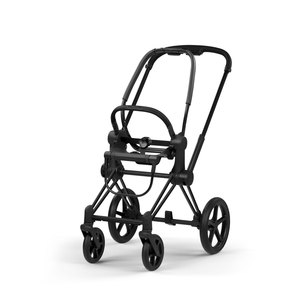 Vežimėlio važiuoklė Cybex Priam 5 Style rėmas su sėdynės rėmu, Matt Black-Vaikiški vežimėliai, Lopšiai ir rėmai-e-vaikas