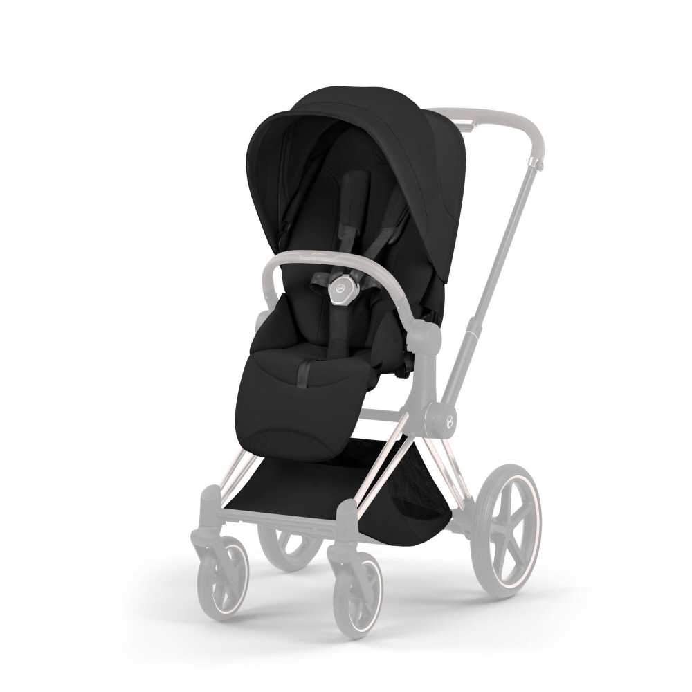Sėdynės audinys Cybex Priam Style V5, Sepia Black-Vaikiški vežimėliai, Lopšiai ir rėmai-e-vaikas