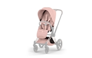 Sėdynės audinys Cybex Priam Style V5, Peach Pink-Vaikiški vežimėliai, Lopšiai ir rėmai-e-vaikas