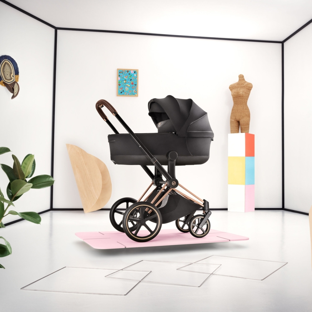 Sulankstomas lopšys Cybex Priam Style​, Sepia Black-Vaikiški vežimėliai, Lopšiai ir rėmai-e-vaikas